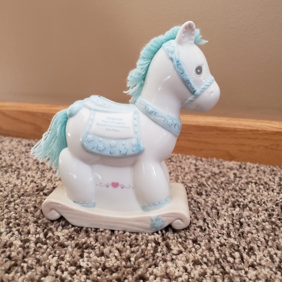 Precious Moments Horse Piggy Bank
